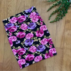 NWOT Forever 21 Floral Tube Pencil Skirt